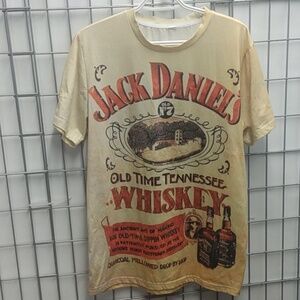 Men's Jack Daniel's Whiskey Old No. 7 Size LG Yellow💛